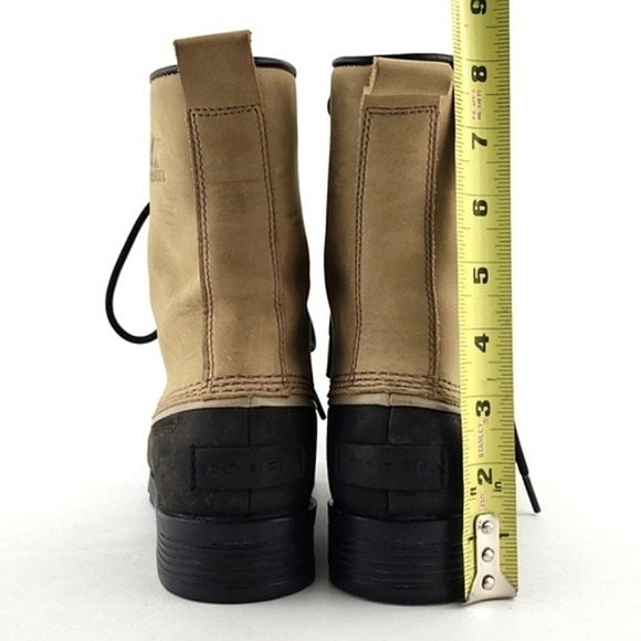 Sorel Emelie 1964 Women's Waterproof Cold  Weather Block Heel Tan Boots Size 7 - Picture 15 of 15